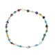 thumbnail image 4 of Estilo étnico colorido geométrico Millefiori flor grano de cristal ópalo collar, 4 of 5