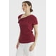 thumbnail image 2 of Polera Mujer Cuello Asimétrico Burdeo, 2 of 4