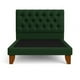 thumbnail image 2 of Cama Plaza y Media Verde Botella Capitoné  + Colchon Mery Desing, 2 of 4