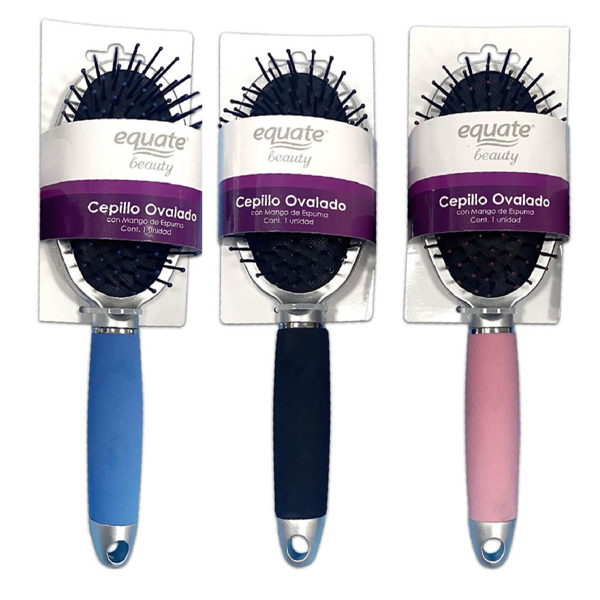 Cepillo De Pelo Ovalado Con Mango De Espuma 1 Un Equate
