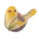 thumbnail image 2 of Mini Pájaro Lindo Estatua Decorativa Pequeña Escultura Animales Figuras En Miniatura Amarillo, 2 of 3