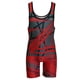 thumbnail image 2 of Singlete de lucha Matman The Tilt negro rojo 5X‑pequeña, 2 of 4