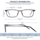 thumbnail image 5 of Gafas De Lectura Progresivas Multienfoque +2 0 Para Hombre, 5 of 6