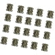thumbnail image 2 of 20 Piezas Antiguas De La Mariposa De La Puerta Del Gabinete Bisagras Con 80 Tornillos Piezas De Bronce, 2 of 3