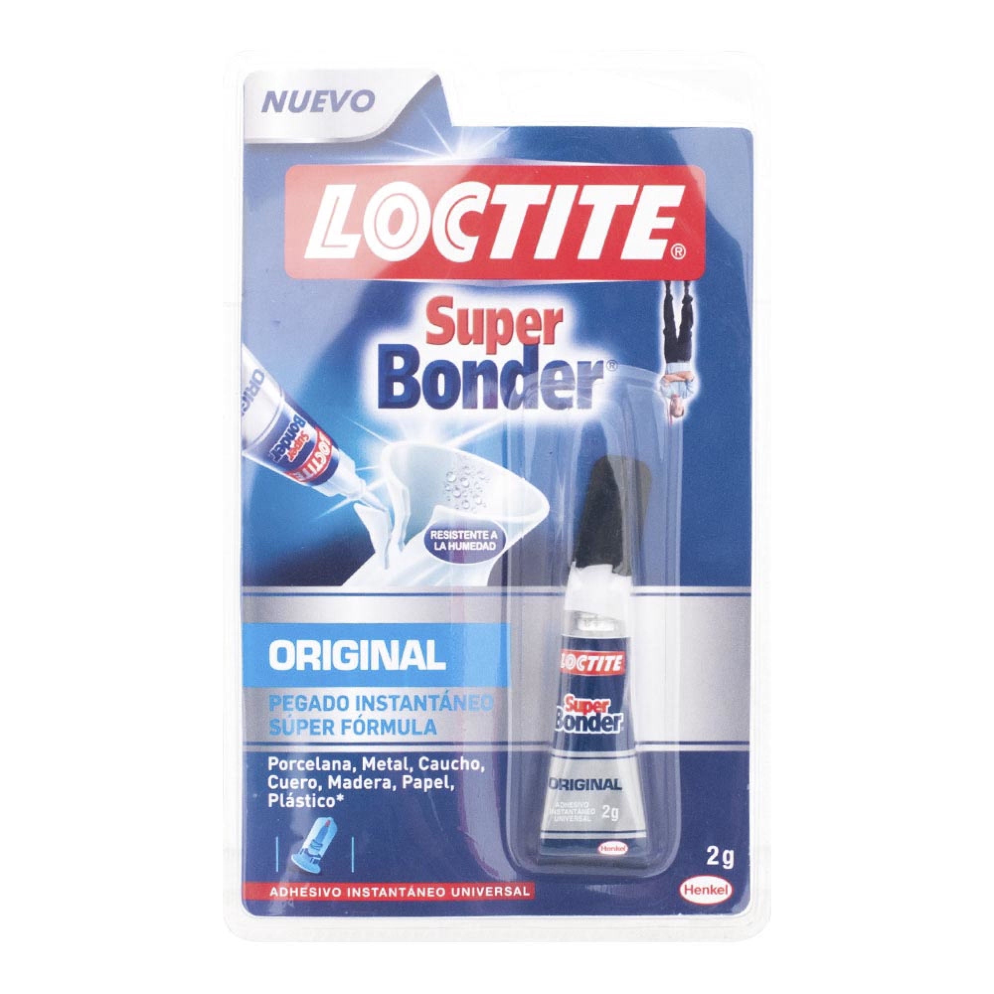 Adhesivo Instantáneo Super Bonder Original 2 G 1 Un Loctite