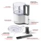 thumbnail image 3 of Procesador de alimentos Starfrit 024227-003-0000, 4 tazas y 3 velocidades, blanco, 3 of 9