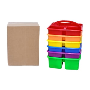 Bothyi - 6 Cajas De Almacenamiento Para El Aula, Organizador De Cosméticos Para Papelería, Mesa, Caja Para El Hogar