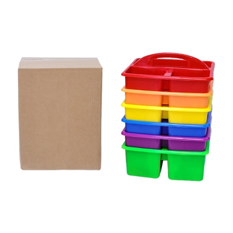 Bothyi - 6 Cajas De Almacenamiento Para El Aula, Organizador De Cosméticos Para Papelería, Mesa, Caja Para El Hogar