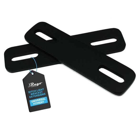 Par de Soportes de Montaje Rago Fabrication Negro Texturizado