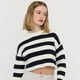 thumbnail image 3 of Sweater Mujer Líneas Azul Marino Corona, 3 of 5