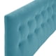 thumbnail image 3 of Respaldo Botone Felpa King Turquesa, 3 of 5