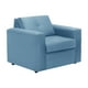 thumbnail image 2 of Sofa Vivo 1c Felpa 30 Azul Petroleo, 2 of 5