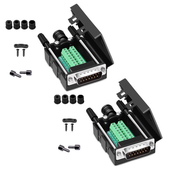 Adaptador Serial Macho DB15 Sin Soldadura ANMBEST 2 Piezas
