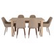 thumbnail image 1 of Juego De Comedor 4 Sillas Rovere - Café Claro, 1 of 8
