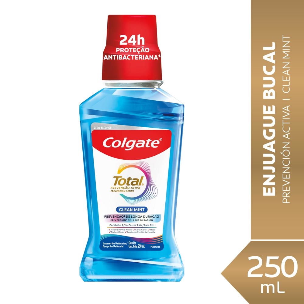 Colgate - Enjuague Bucal Total Clean Mint
