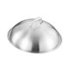 thumbnail image 3 of Tapa De Olla De Acero Inoxidable Tapa Universal De Sartén A Prueba De óxido Cubierta Wok Cubierta De 28 Cm De Diámetro Exterior, 3 of 5