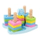 thumbnail image 1 of Bloques Apiladores Geométricos De Clasificación De Formas De Madera Desarrollo Para Niños Regalos Búho, 1 of 5