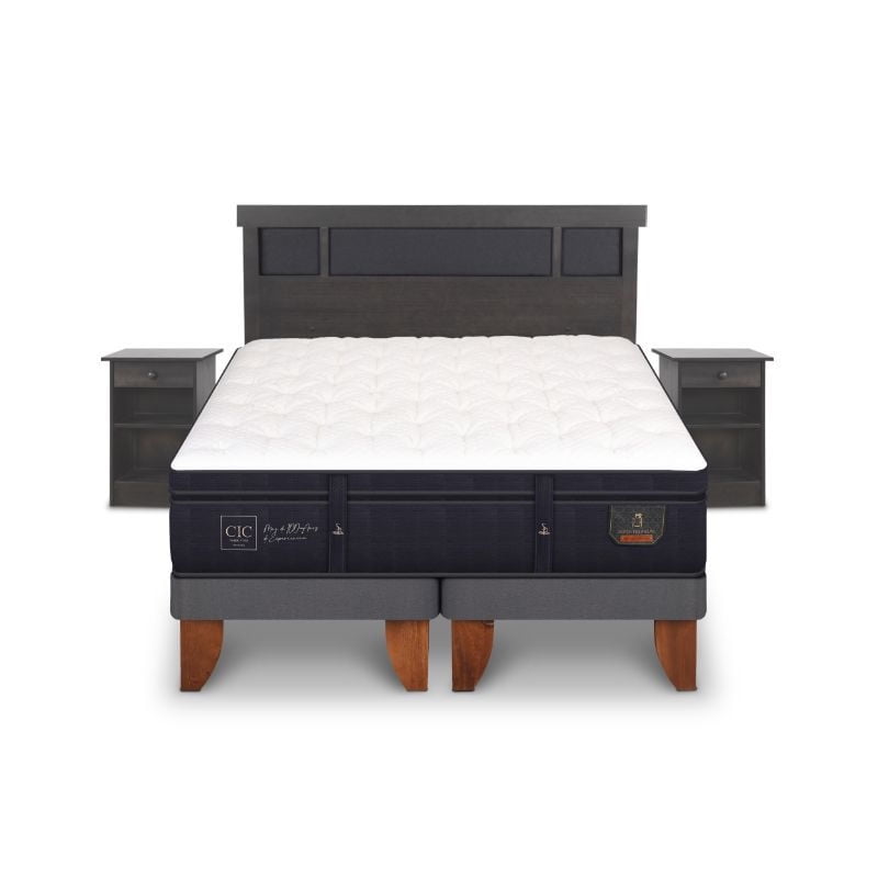 Cic - Cama Europea Super Premium 2 Plaza Base Dividida