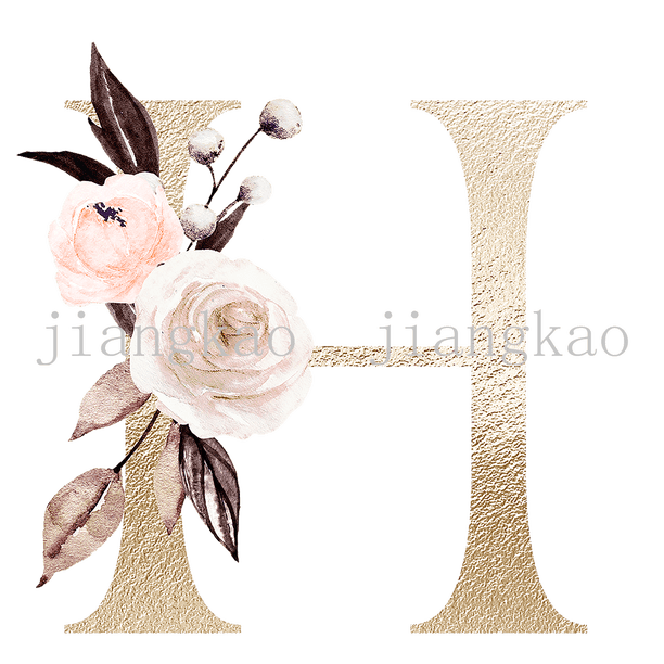 Personalised Name Initial Backpack with Pink Gold Letter Design Girls Kid Nursery Child Pre School Rucksack School Bag Backpack