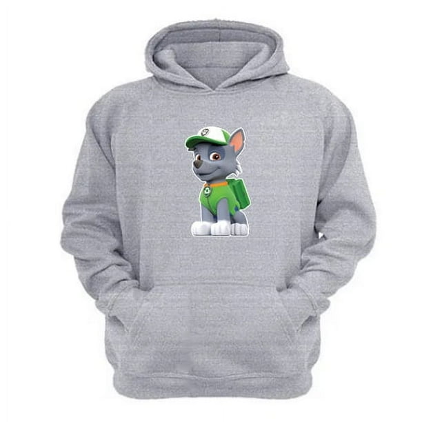 Polerón Canguro Niño Paw Patrol Gris Claro Talla 10 Unisex | Lider