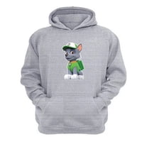 Genérico - Polerón Canguro Niño Paw Patrol Gris Claro Talla 6 Unisex