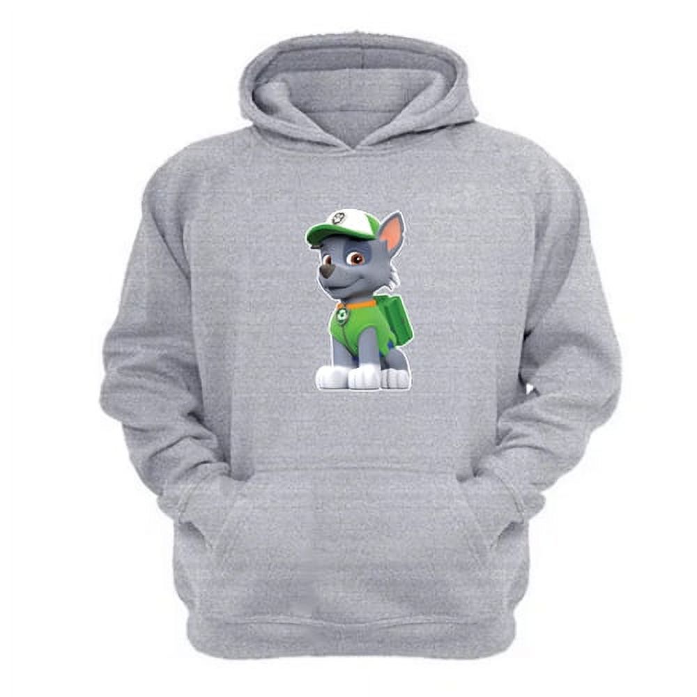 Genérico - Polerón Canguro Niño Paw Patrol Gris Claro Talla 10 Unisex