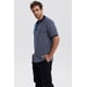 thumbnail image 2 of Polera Hombre Mini Rayas Azul Marino, 2 of 4