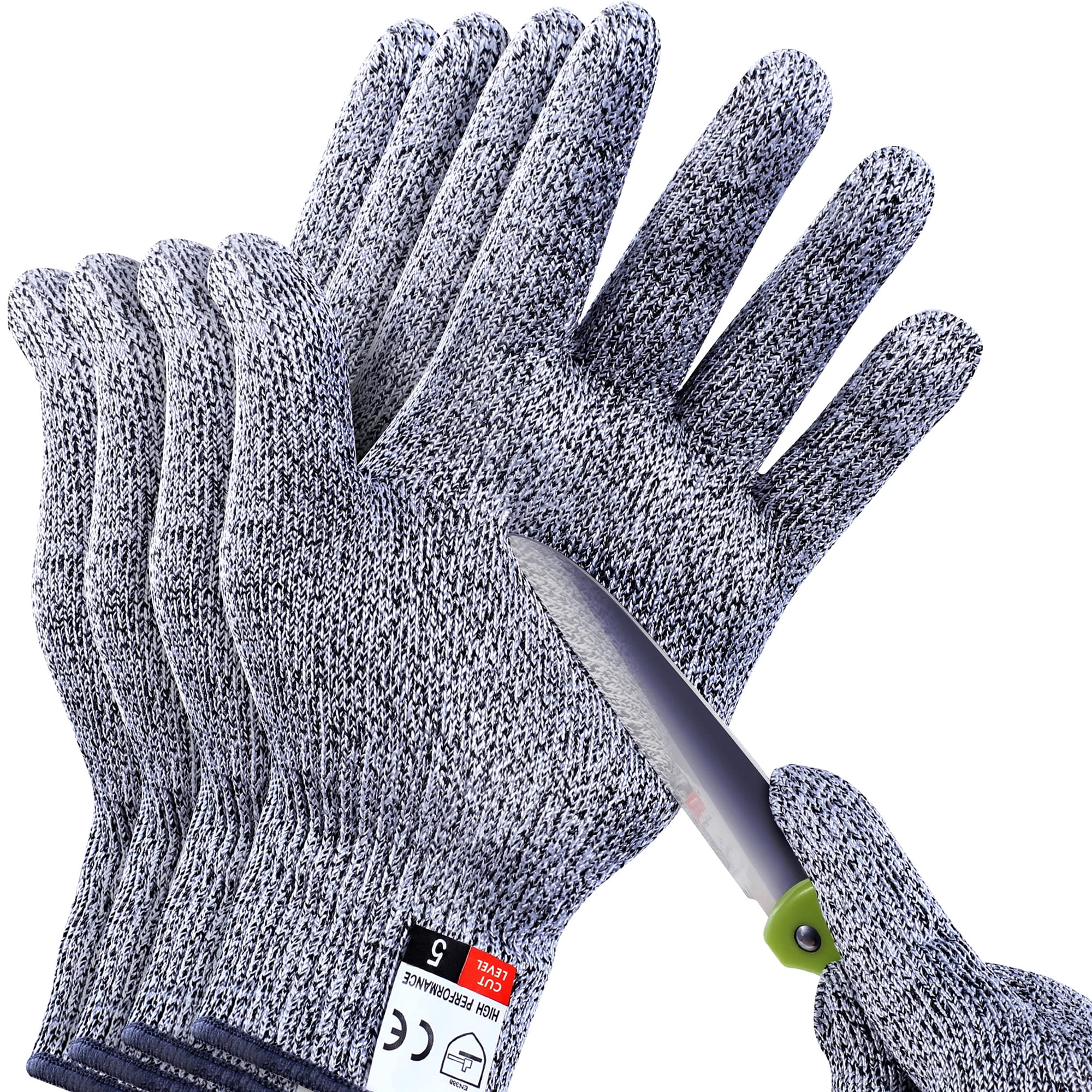 Guantes Resistentes A Cortes Thomen De Nivel 5 De Protección (m+l), 4 Unidades