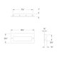 thumbnail image 3 of Lámpara LED Hinkley Taper 1565BZ, ancha y horizontal, 12 V, 3 of 9
