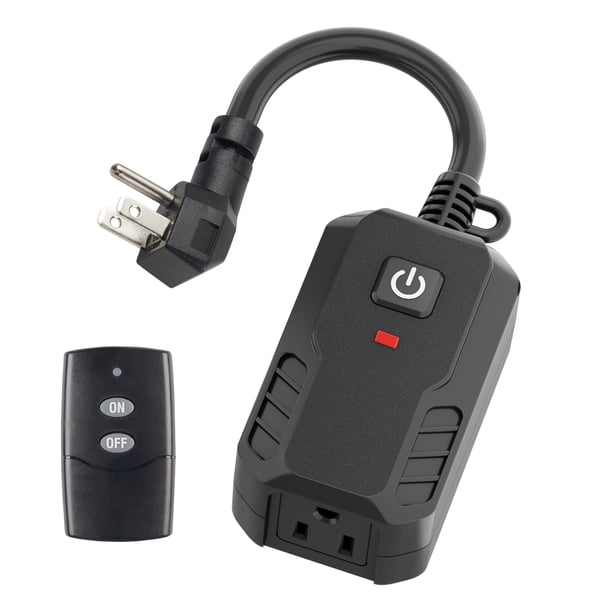 Salida de control remoto para exteriores BN-LINK, resistente a la intemperie, 15 A, 3 clavijas, 15 cm, alcance de 30 m