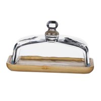 Bothyi - Plato De Bambú Para Pastel, Plato De Fruta Dulce, Soporte Para Pastel Para Aperitivos, Exhibición De Sushi