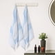 thumbnail image 4 of REGALWOVEN Juego de 2 Toallas de Baño de Algodón Absorbentes, Ultra Suaves, Ligeras, de Secado Rápido, Perfectas para Uso Diario Azul 28' x 56', 4 of 7