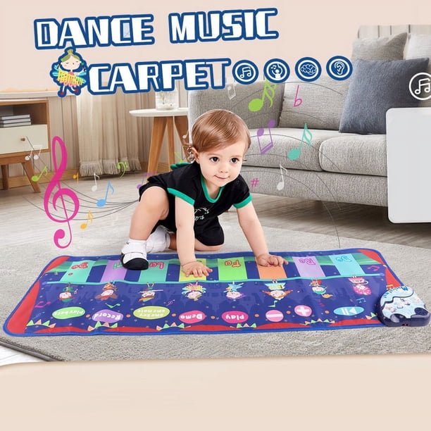 Floor Piano Mats, Baby Musical Keyboard Touch Play Mat Toys For Toddlers With Different Animal Music Sound For Early Learning Education, Birthday Christmas Gifts For Kids Girls Boys Ages 1-5 Year Old