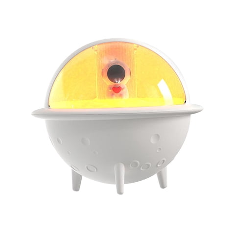 Bothyi - Humidificador De Astronauta, Tanque De Agua De 350Ml, Humidificador De Aire Usb Para Coche, Oficina, Hogar, Blanco