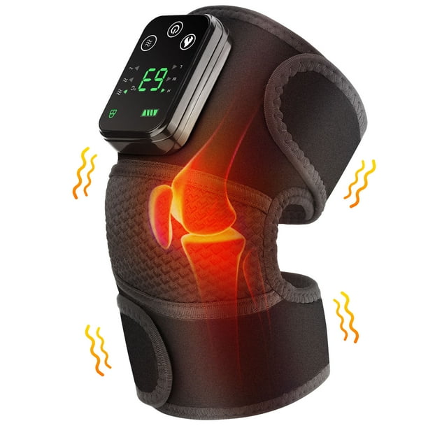 USB Electric Heating Kneepads Shoulder Massage Heated Knee Brace Straps Adjustable Extension Pads For Knee Arm Neck