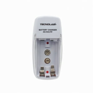 Tecnolab - Cargador De Pilas Aa/Aaa/9V Dual - Ps