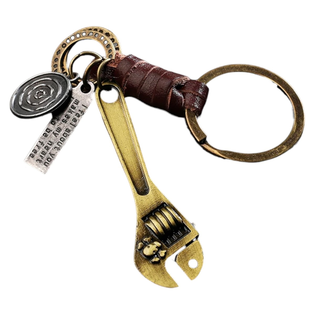 Invencible.cl - 𝗟𝗟𝗔𝗩𝗘𝗥𝗢 𝗟𝗟𝗔𝗩𝗘 𝗜𝗡𝗚𝗟𝗘𝗦𝗔 Llavero Llave Inglesa Skull Feel Al66