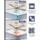 thumbnail image 3 of Ventilador de techo YOUKAIN YJ632 48 in Motor DC 6 velocidades, 3 of 3
