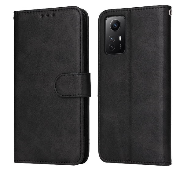 Funda Billetera para Xiaomi Redmi Note 12s 4G con Porta Tarjetas y Soporte Ajustable Negro