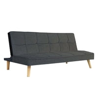 Novahus - Futón Foster Gris Oscuro 167X76X80 Cm