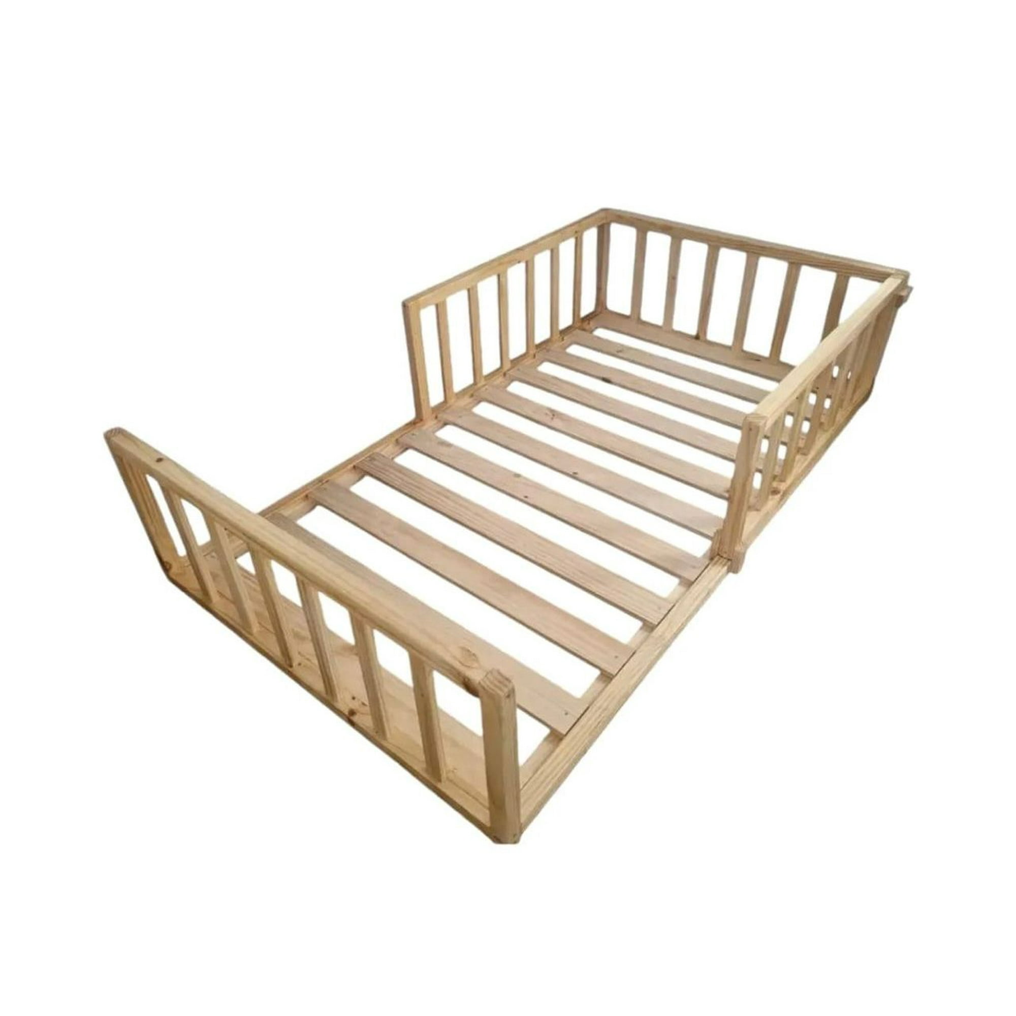 Krearte - Cama Montessori Media Baranda 1 Plaza