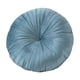 thumbnail image 5 of Cojín Redondo De Calabaza, Elegante Y De Primera Calidad, Para El Suelo, Para Tocador, Cama, Sofá, Color Azul Lago, 5 of 5
