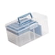 thumbnail image 5 of Mahjong Maletín Organizador Transparente Caja de Almacenamiento para Fichas PP con Divisiones Y Asa Cómoda Adecuado para Viajes Y Organización en Cas Azul, 5 of 5