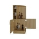 thumbnail image 4 of Bar Esquinero 2 Puertas Y Porta Botellas Fm-015c Café Claro, 4 of 8