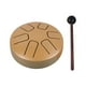 thumbnail image 5 of Tongue Drum 6 Notas 3.8 Pulgadas Con Mazos Mini Tambor De Mano Para Concierto Musical Light Aureate, 5 of 5