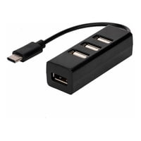 Dm - Hub Tipo C 4 Puertos 480 Mbps Azul