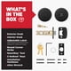 thumbnail image 5 of Pomo de puerta Kwikset Pismo Entry con cerradura y llave, negro mate, 10 unidades, 5 of 7