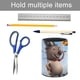 thumbnail image 5 of Día de la Marmota-theme Cylinder Pen Holder Pencil Organizer with Flannel Lining PVC Leather Material Cardboard Base for study work 10*8CM, 5 of 6