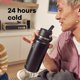 thumbnail image 5 of Botella de agua Hydro Flask 32 oz aislada y a prueba de fugas, negra, 5 of 8