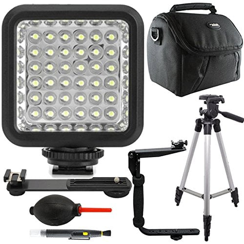 Luz LED para fotografía y vídeo, soporte para flash, bolígrafo y trípode